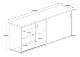 RL Rapid Span Sliding Door Lockable Credenza