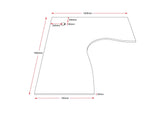RL SHUSH30 Corner Workstations Top