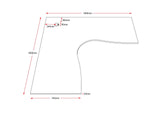 RL SHUSH30 Corner Workstations Top