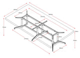 RL Typhoon Metal Frame Boardroom Table