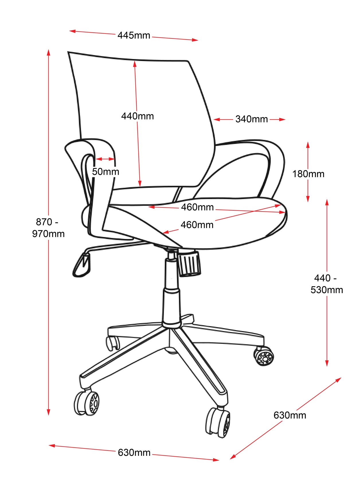RL Vesta Mesh Back Task Chair
