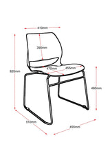 RL Vivid Sled Base Visitor Chair