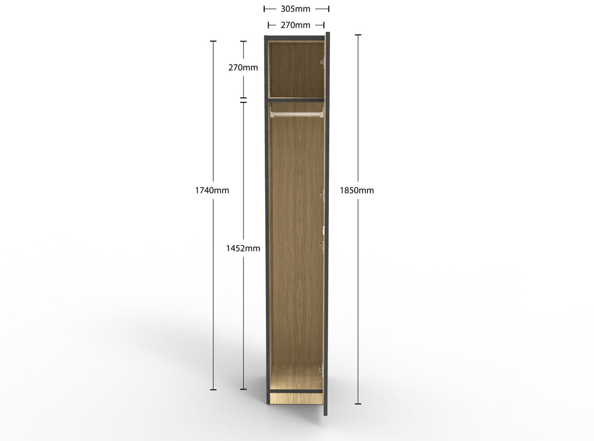 RL 1 Door Melamine Locker