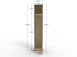 RL 1 Door Melamine Locker