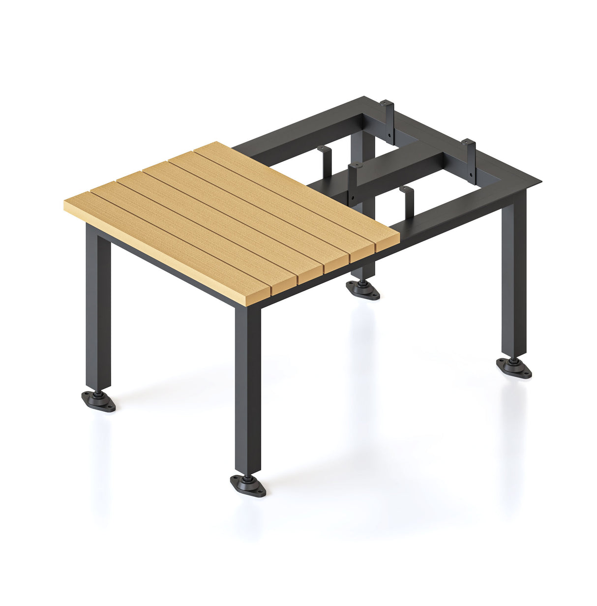 RL Go Metal Locker Seat and Stands