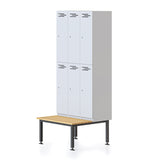 RL Go Metal Locker Seat and Stands
