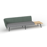 OL Willow Fabric Upholstered Reception Area Sofa with Side Table