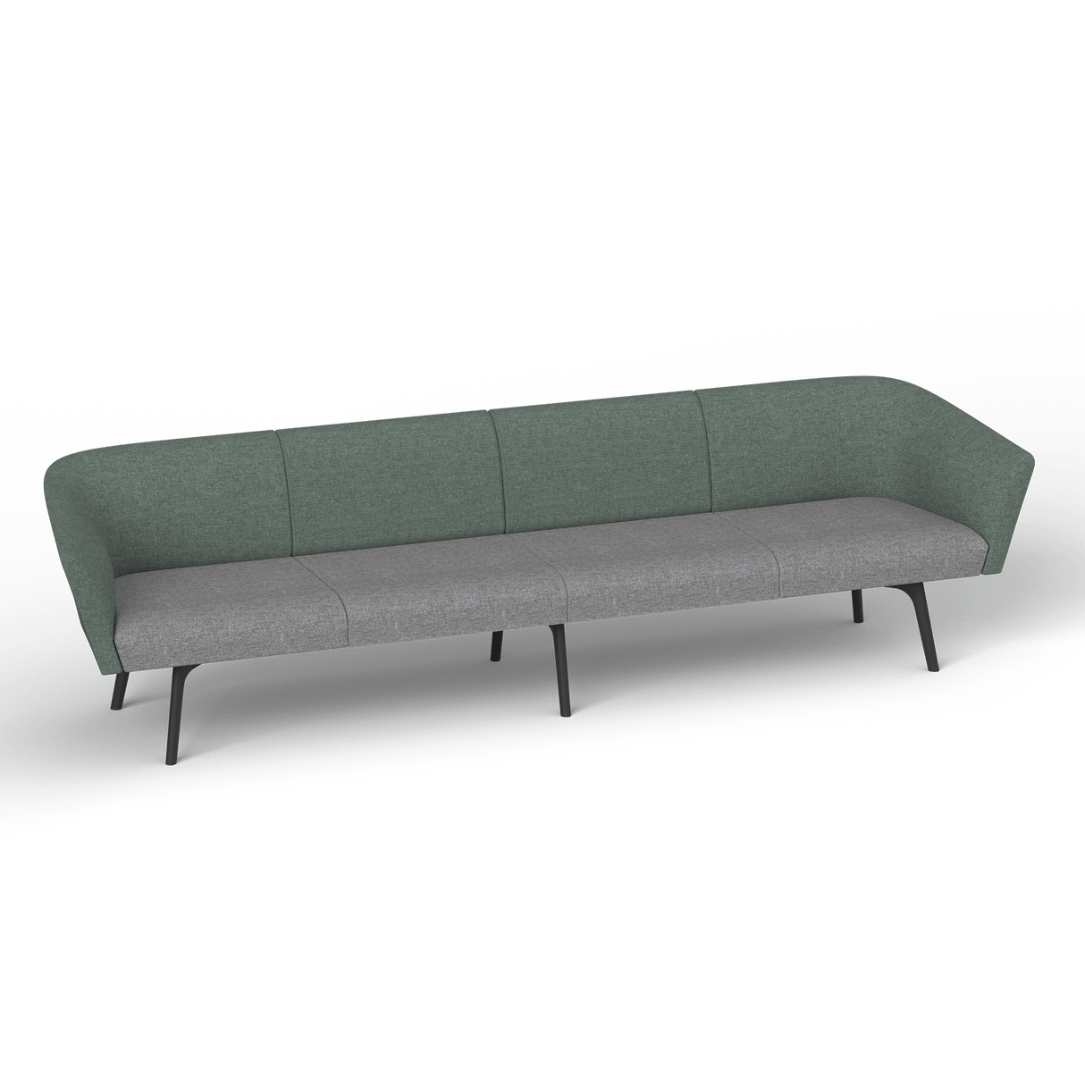 OL Willow Fabric Upholstered Reception Area Sofa with Arms