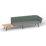 OL Willow Fabric Upholstered Reception Area Sofa with Side Table