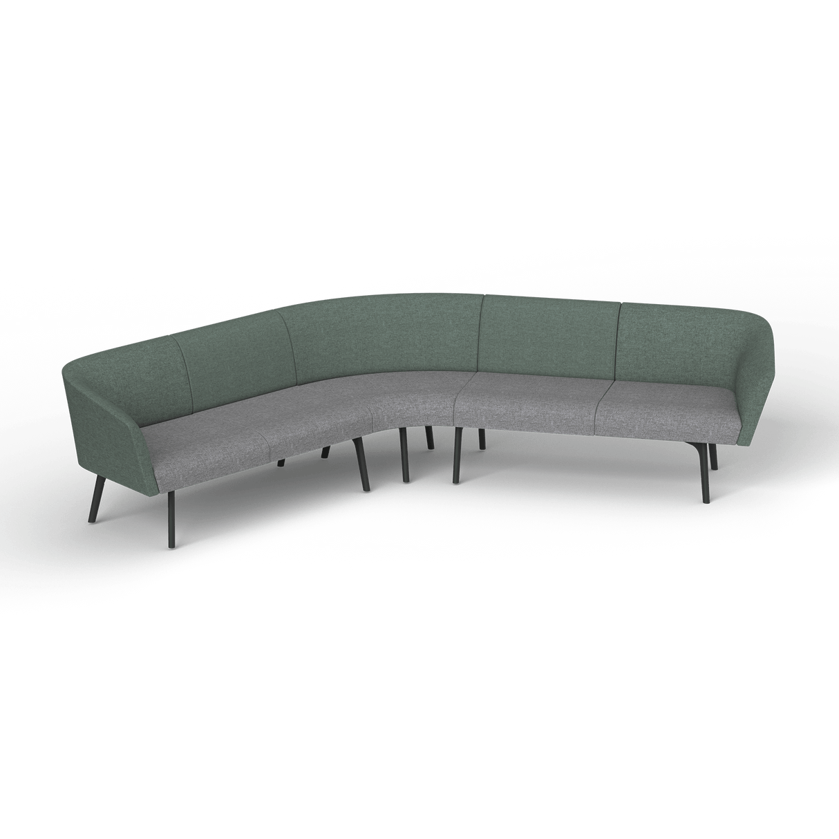 OL Willow Fabric Upholstered Reception Area Corner Sofa