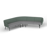 OL Willow Fabric Upholstered Reception Area Corner Sofa