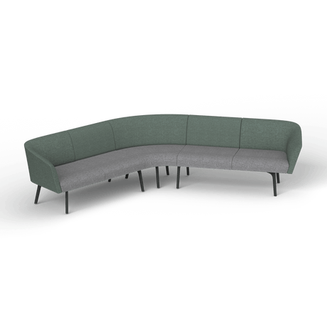 OL Willow Fabric Upholstered Reception Area Corner Sofa