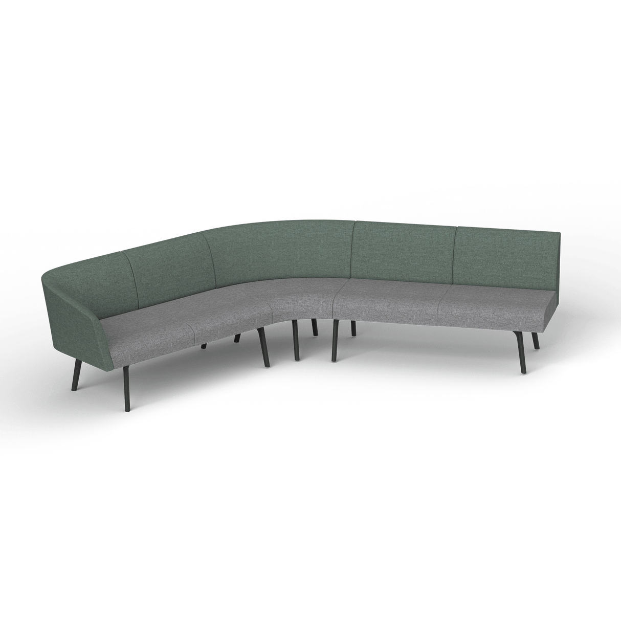 OL Willow Fabric Upholstered Reception Area Corner Sofa