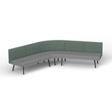 OL Willow Fabric Upholstered Reception Area Corner Sofa