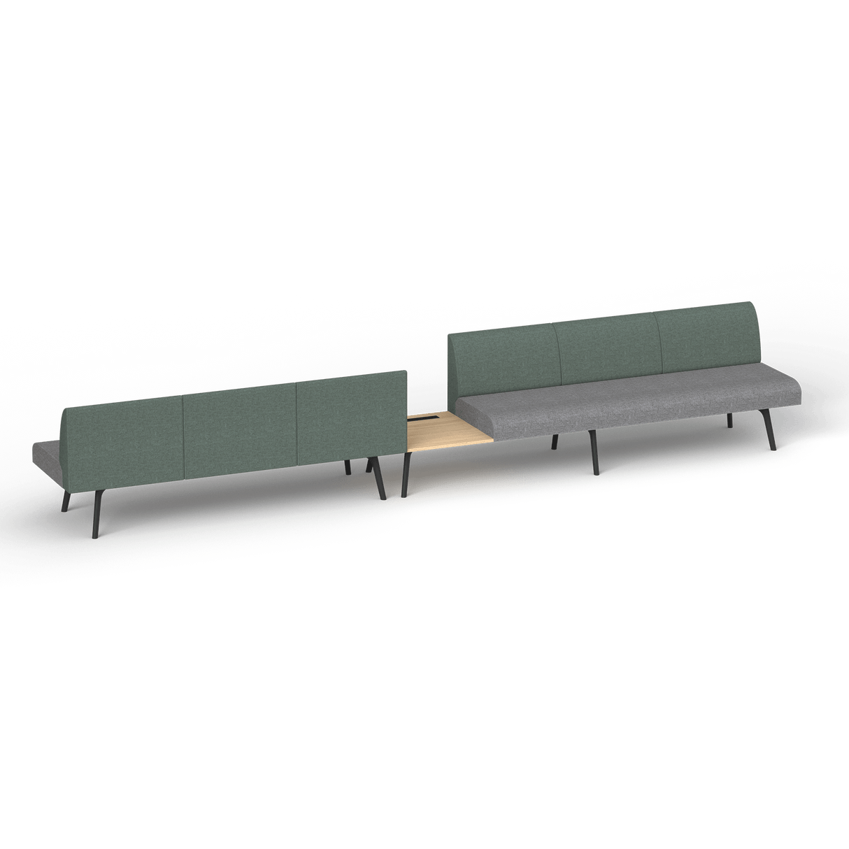 OL Willow Reception Area 6 Seater Sofa with Side Table