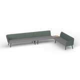 OL Willow Reception Area 8 Seater Sofa with Side Table