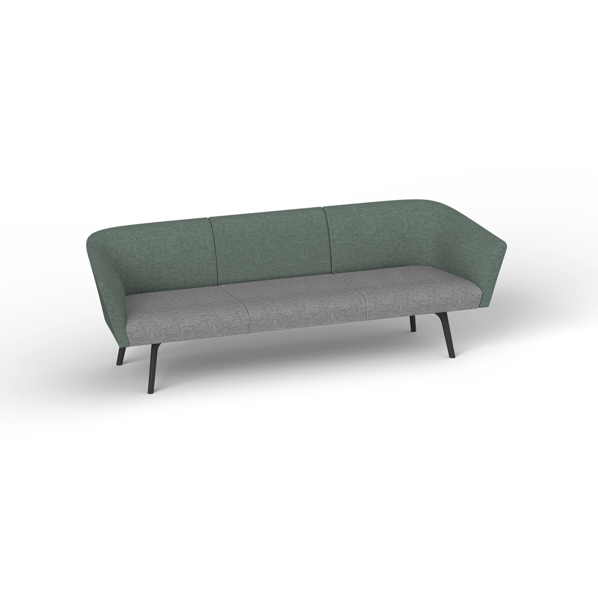 OL Willow Fabric Upholstered Reception Area Sofa with Arms