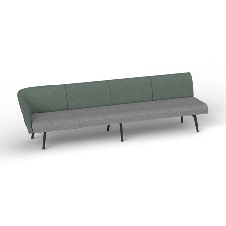 OL Willow Fabric Upholstered 4 Seater 1 Arm Reception Area Sofa