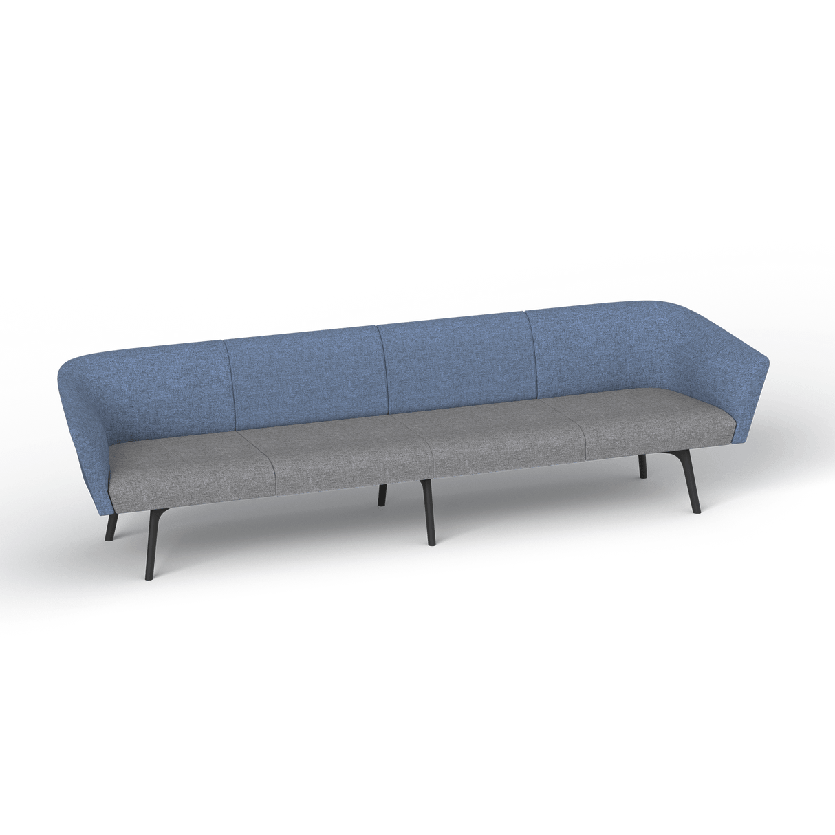 OL Willow Fabric Upholstered Reception Area Sofa with Arms