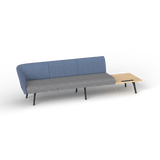 OL Willow Fabric Upholstered Reception Area Sofa with Side Table