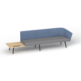 OL Willow Fabric Upholstered Reception Area Sofa with Side Table