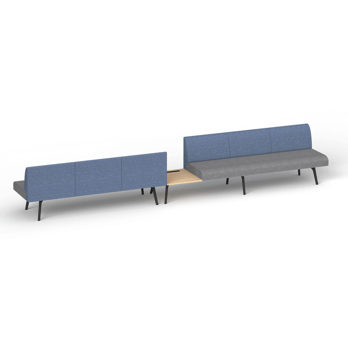 OL Willow Reception Area 6 Seater Sofa with Side Table