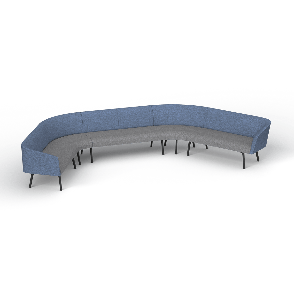 OL Willow Fabric Upholstered Reception Area 8 Seater Corner Sofa