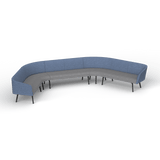 OL Willow Fabric Upholstered Reception Area 8 Seater Corner Sofa