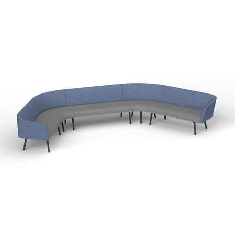 OL Willow Fabric Upholstered Reception Area 8 Seater Corner Sofa