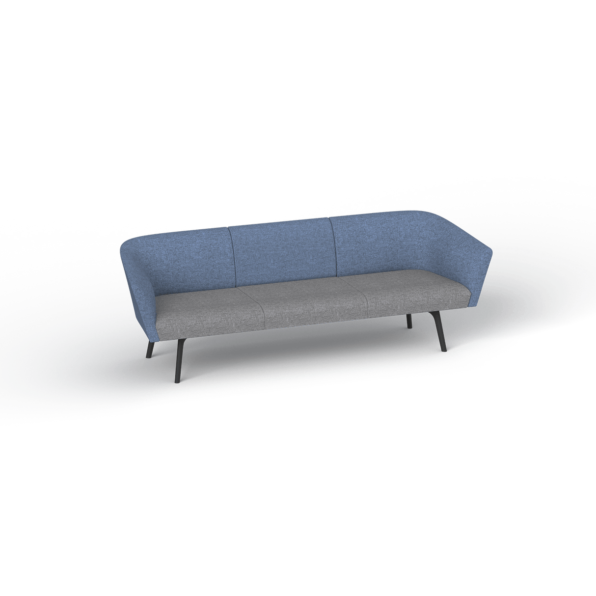 OL Willow Fabric Upholstered Reception Area Sofa with Arms