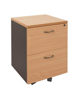 RL Rapid Worker 2 File Drawer Mobile Pedestal