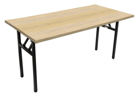RL Rapid Black Steel Frame Folding Table
