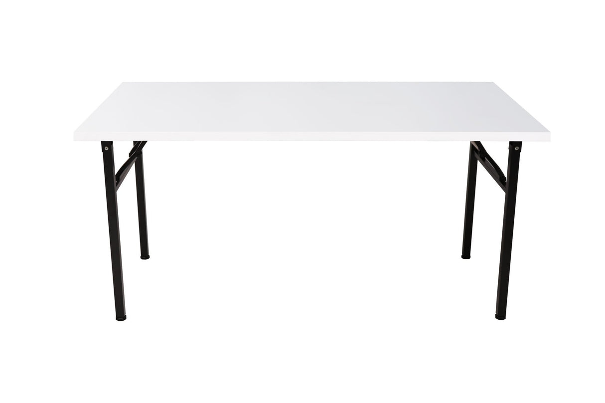 RL Rapid Black Steel Frame Folding Table