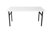 RL Rapid Black Steel Frame Folding Table