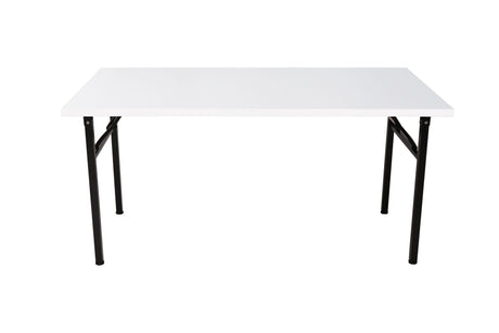 RL Rapid Black Steel Frame Folding Table