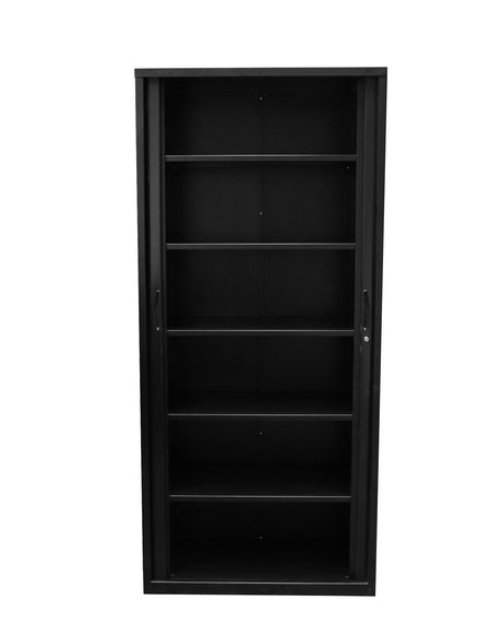 RL GO Tambour Sliding Door Cupboard with 5 Shelves