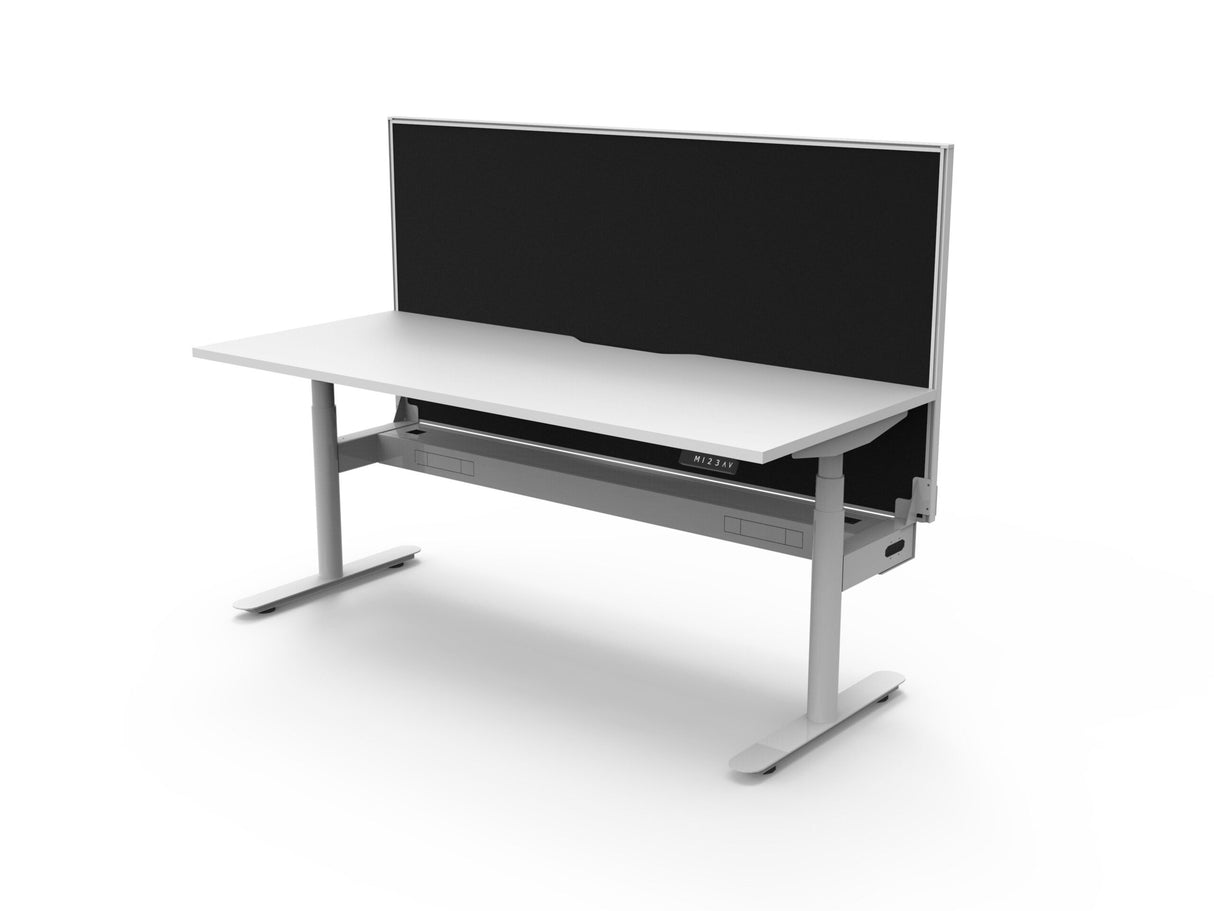 RL Halo Plus Motorized Height Adjustable Desk with SHUSH30 Screen
