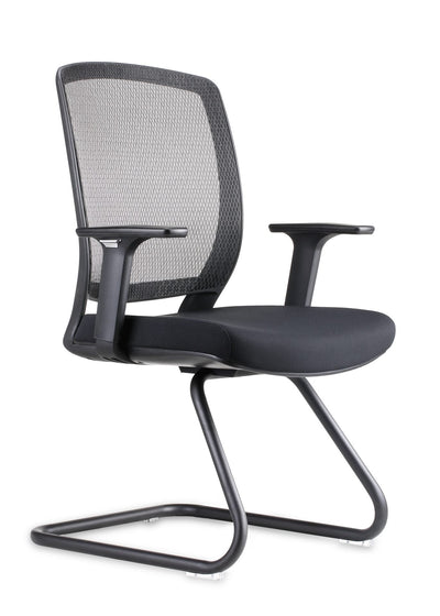 RL Harley Sled Base Mesh Back Visitor Chair