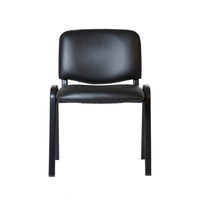 RL Nova PU Upholstered Stackable Metal 4 Leg Visitor Chair