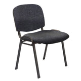 RL Nova Fabric Upholstered Stackable Metal 4 Leg Visitor Chair