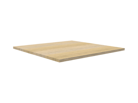 TW Disk Base Square Top Bar Table