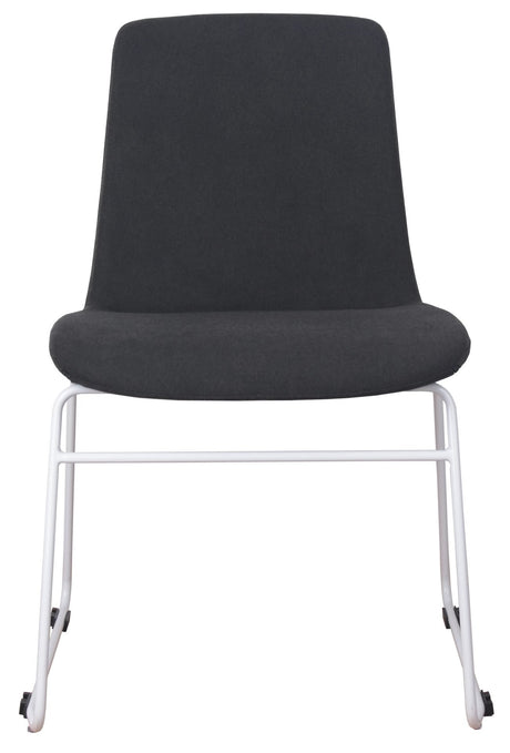 RL Tempo Fabric Upholstered Sled Base Stackable Visitor Chair