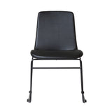 RL Tempo PU Leather Upholstered Sled Base Stackable Visitor Chair