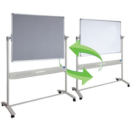 VC Mobile Magnetic Whiteboard & Pinboard Combo