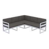 FL Mykonos Hospitality Outdoor Corner Lounge with Cushion