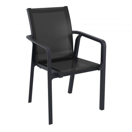 FL Pacific Hospitality Outdoor Stackable Armchair