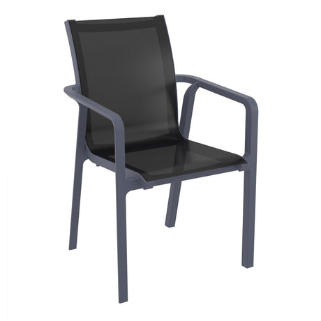 FL Pacific Hospitality Outdoor Stackable Armchair