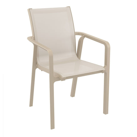 FL Pacific Hospitality Outdoor Stackable Armchair