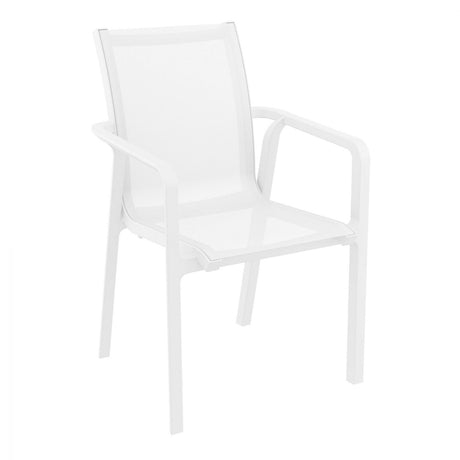 FL Pacific Hospitality Outdoor Stackable Armchair