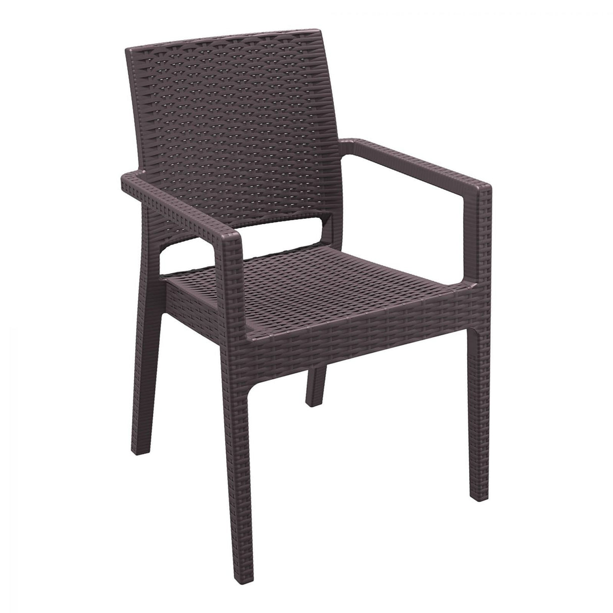 FL Resin Rattan Outdoor Ibiza Arm Chair & Tequila Coffee Table Package